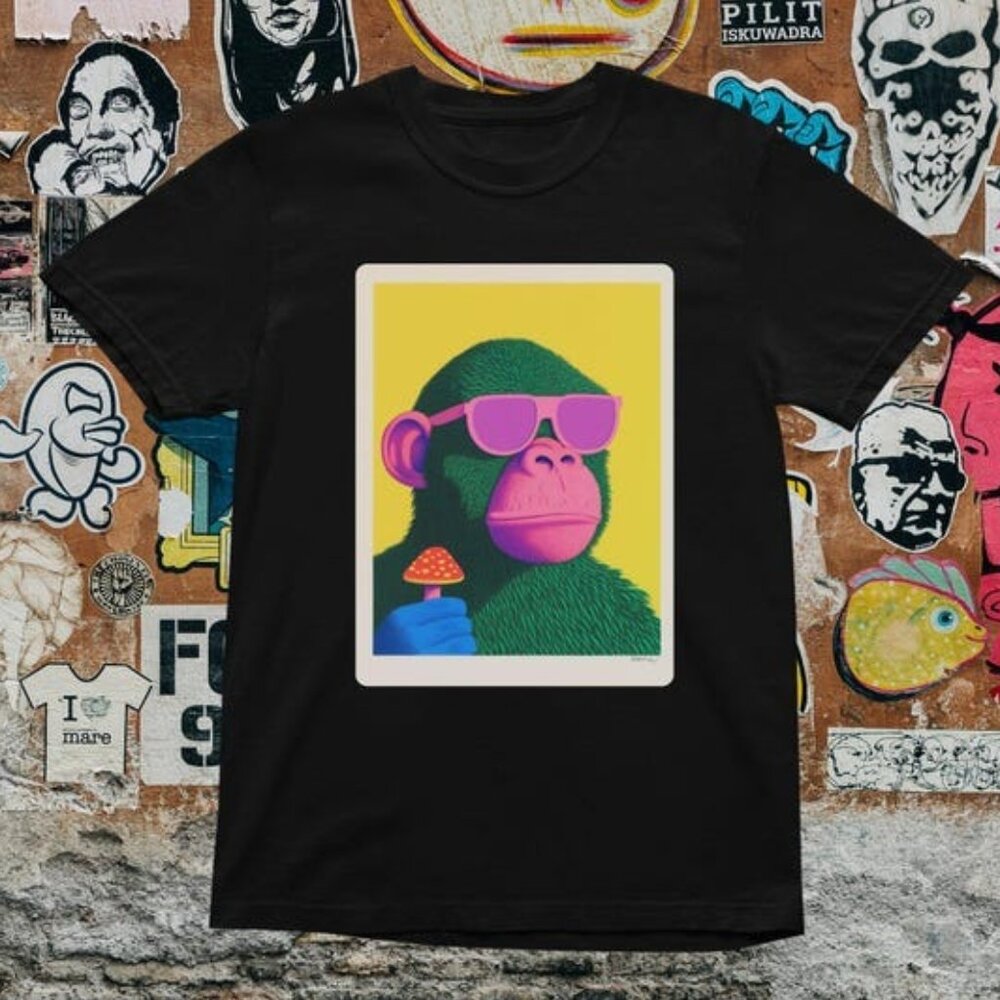 Gorilla T-Shirt, Trippy Pop Art Ape Tee
